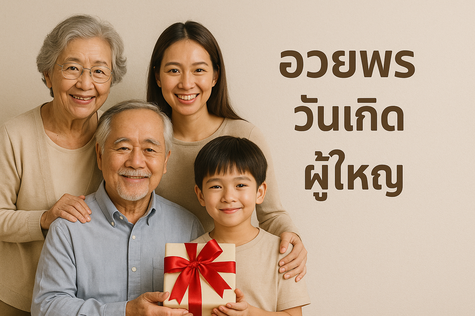 อวยพรวันเกิดผู้ใหญ่